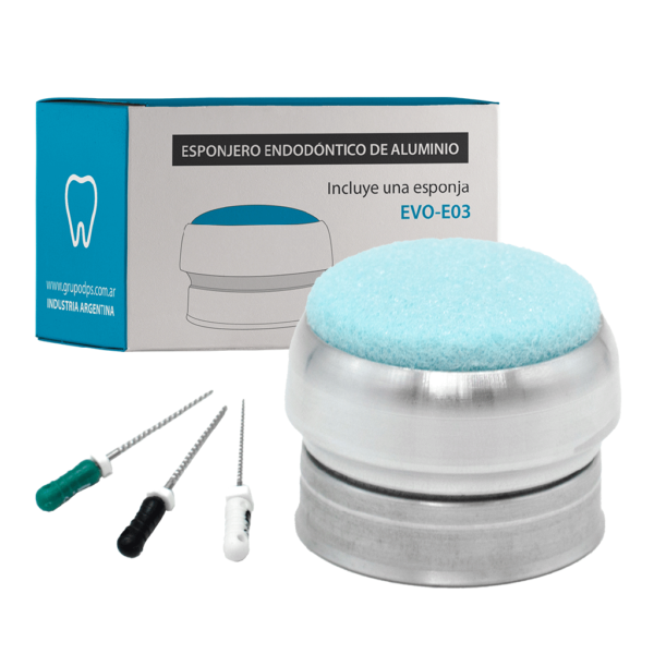 ESPONJERO ENDODONTICO ALUMINIO EVODEN
