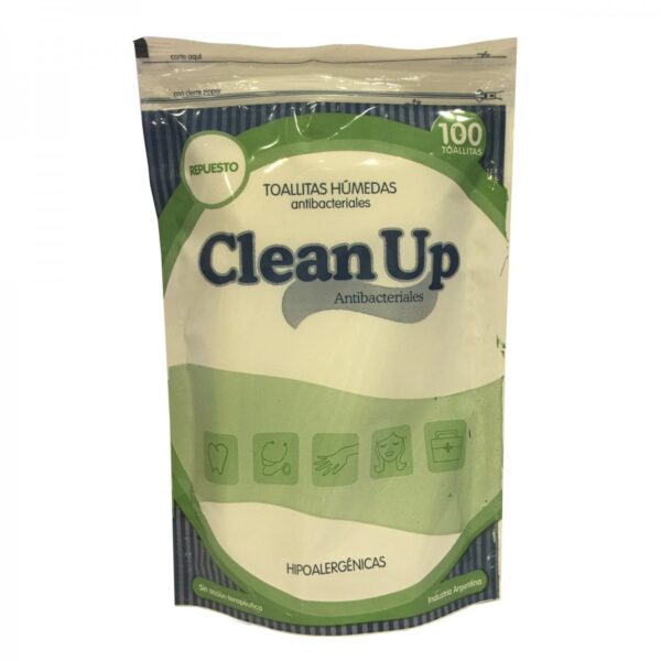 Toallitas Desinfectantes Repuesto Clean Up X 100U