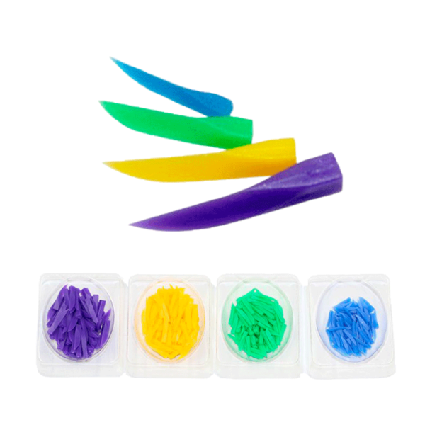 CUÑAS PLASTICAS SURTIDAS X100 UNDS