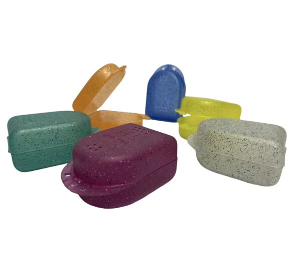 CAJAS PARA ORTODONCIA C/BRILLO X10