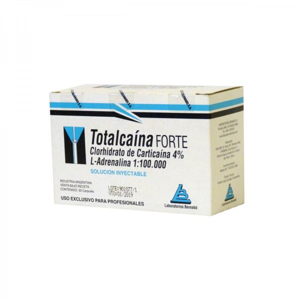 Anestesia Totalcaina Forte X 50 Anestubos
