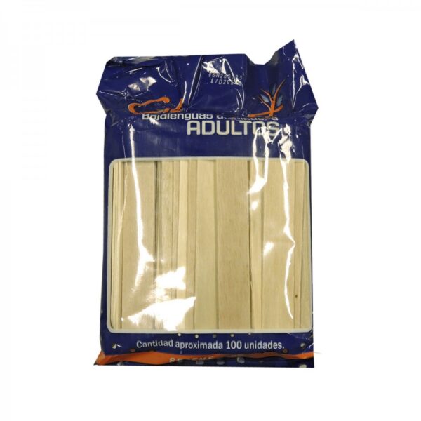 Bajalengua De Madera Adulto X 100
