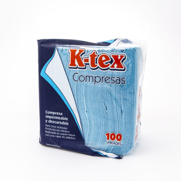 COMPRESAS X100 KTEX COLORES