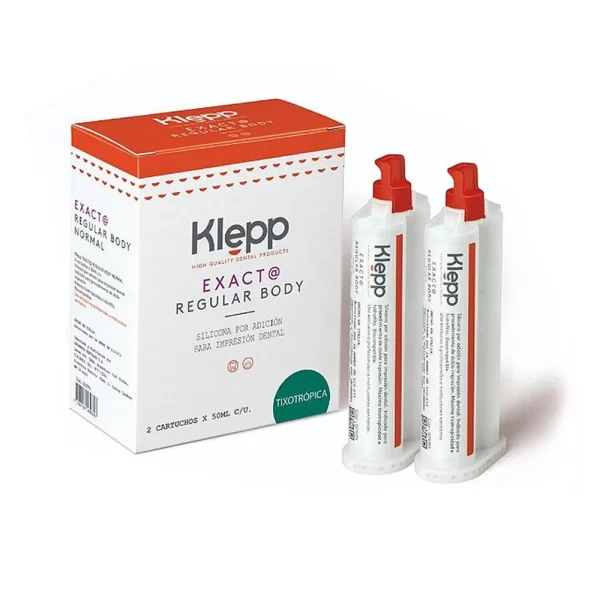 SILICONA POR ADICION X 2 CARTUCHOS KLEPP REGULAR